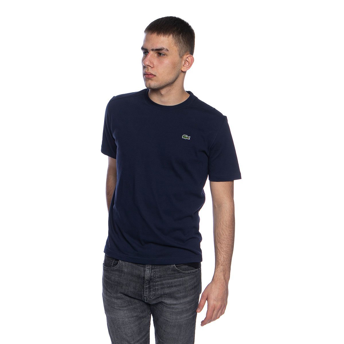 Lacoste Men's Sport Regular Fit Ultra Dry Performance T-shirt navy ...