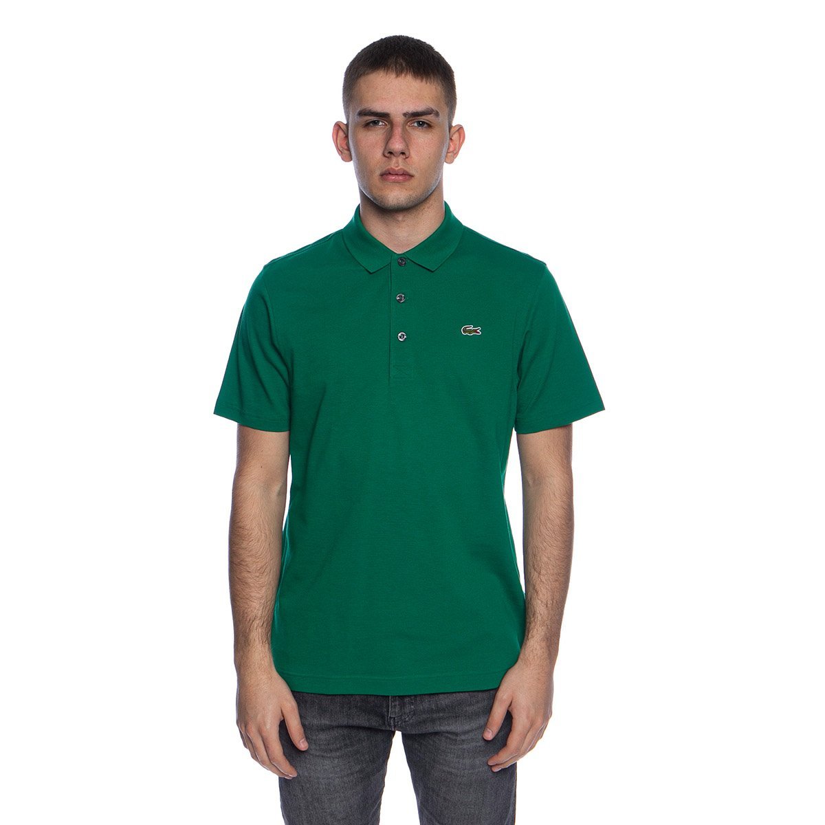 mens green lacoste polo