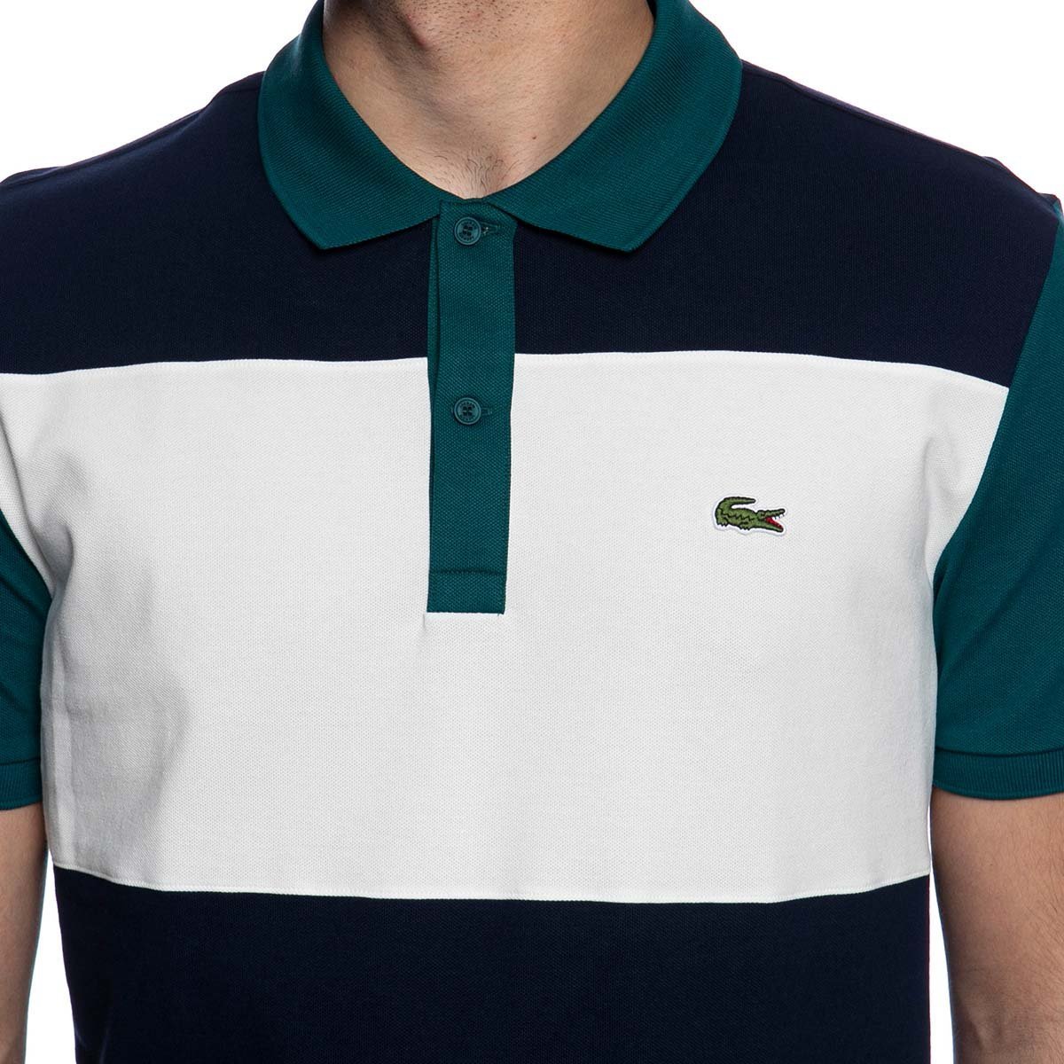 Lacoste Stretch Colorblock Polo Shirt multicolor (U9F) | Bludshop.com
