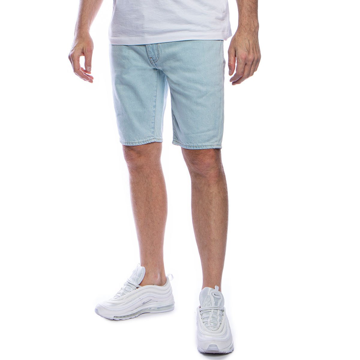 Levi's 511 Slim Hemmed Shorts light blue | Bludshop.com