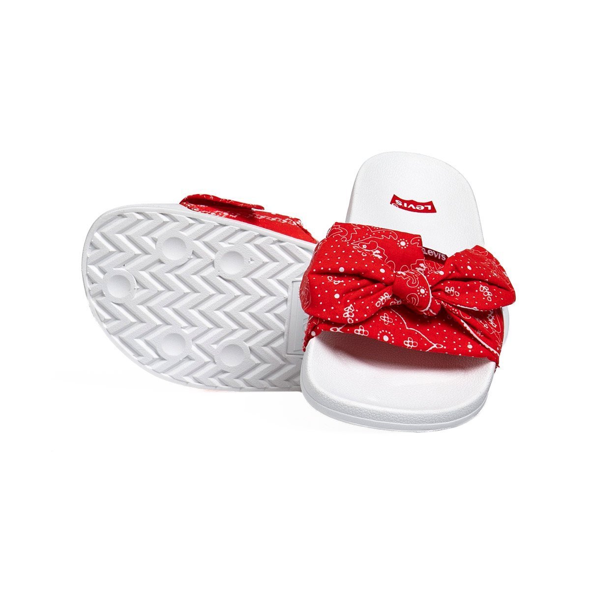 Levi's June S Bandana WMNS Sandals white/red (37545-0003) 