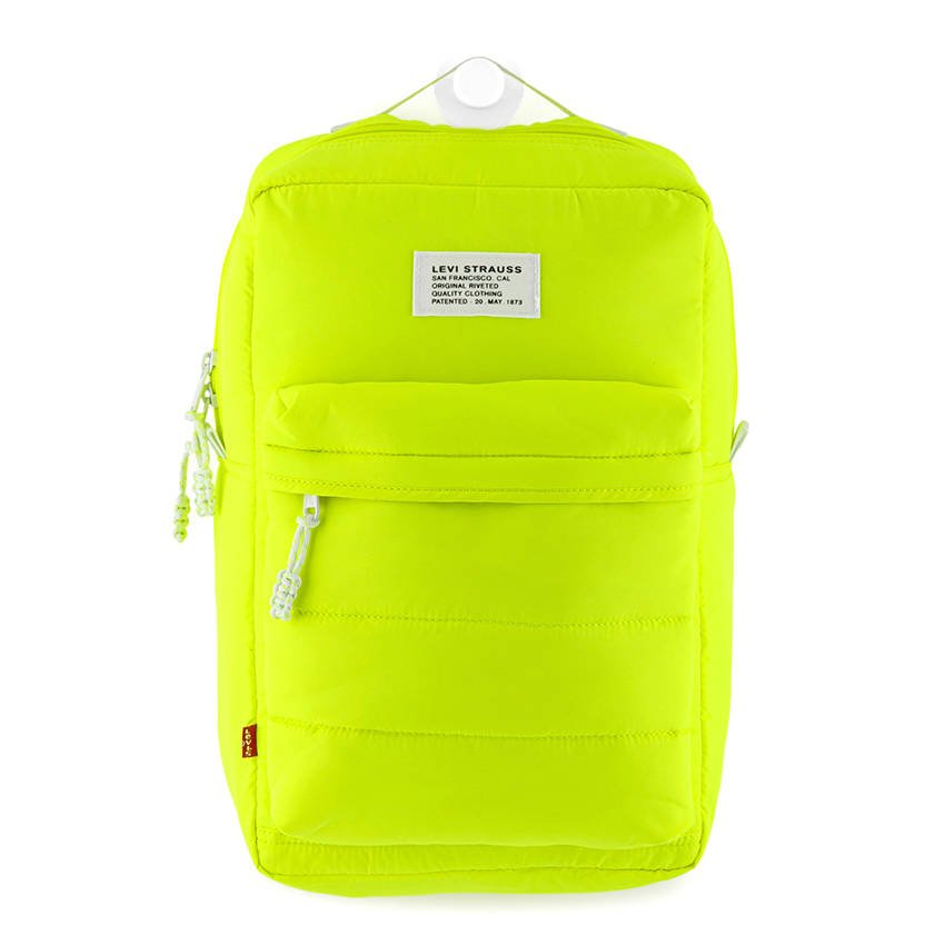 Levi's L Pack Standard Backpack toxic yellow | Bludshop.com