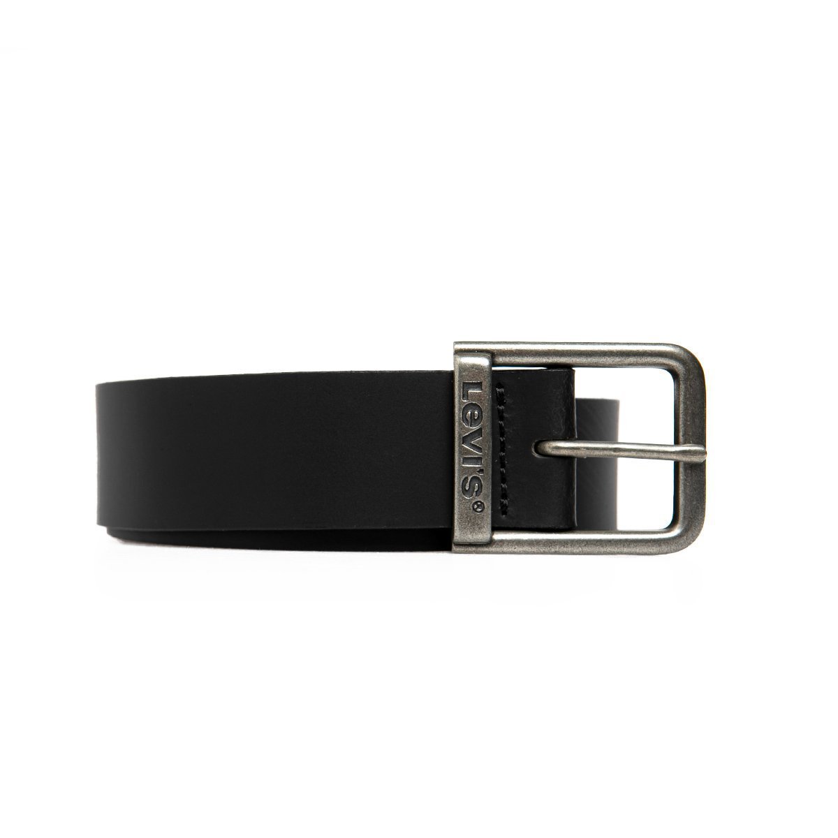 levi's mens black leather belt