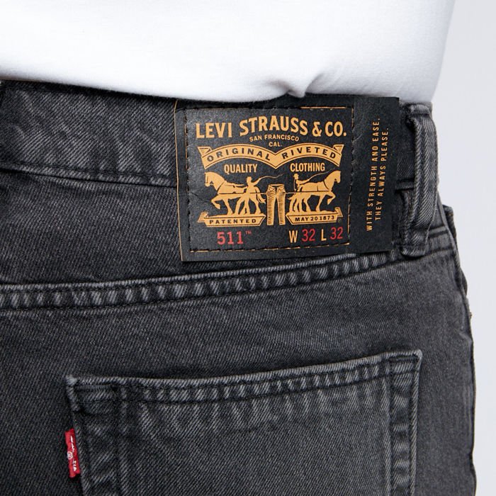 Levis Skatebording Jeans Pants Skate 511 Slim 5 Pocket SE black