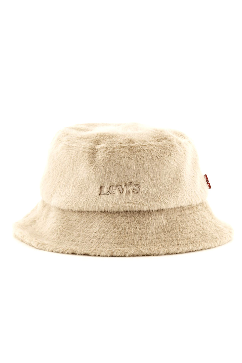 Levi's Women's Cozy Bucket Hat peach 
