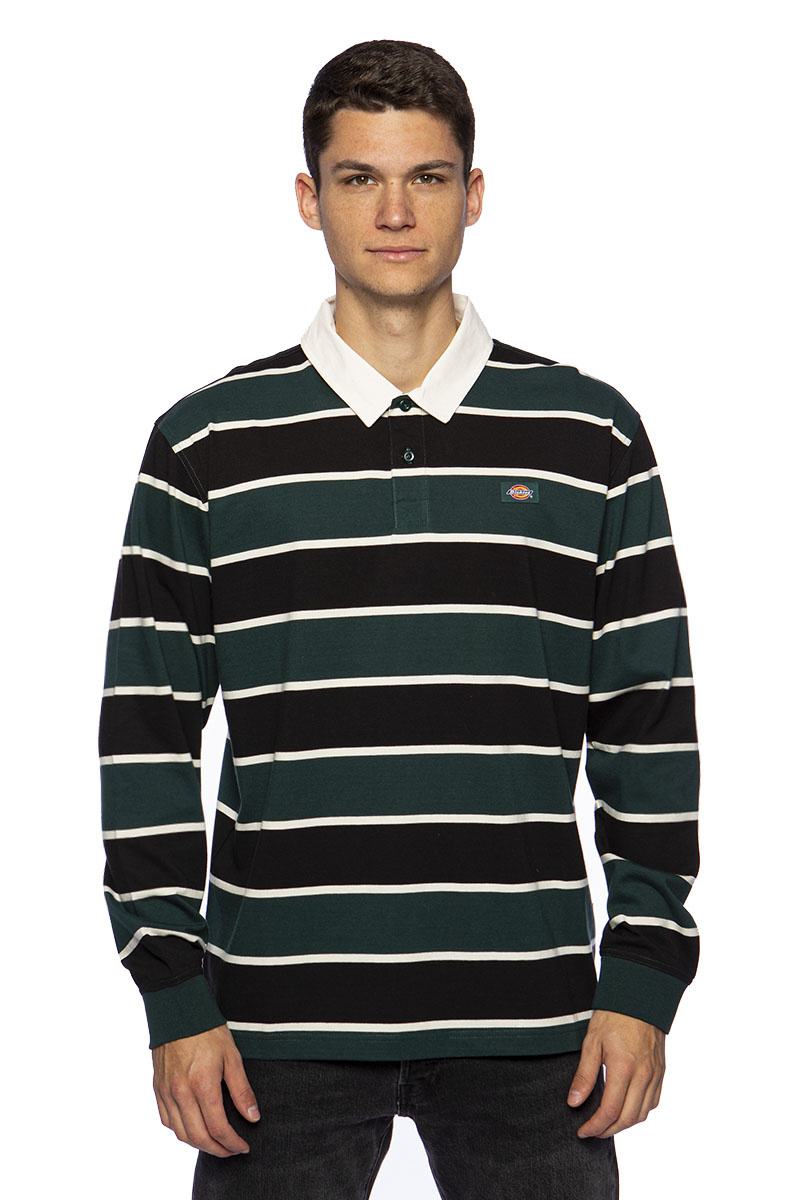 MC BORN RAISED Dickies RUGBY SHIRT L シャツ