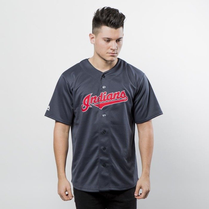 indians navy jersey