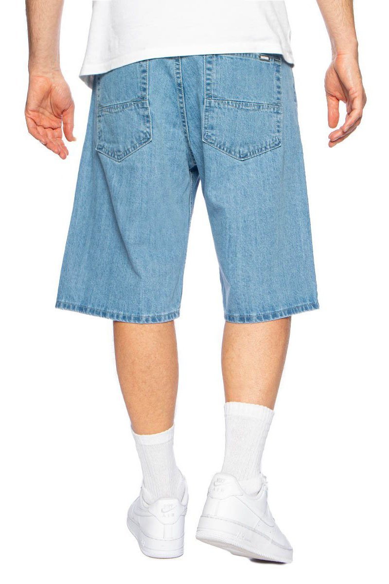 Mass Denim Shorts Jeans Slang baggy fit light blue | Bludshop.com