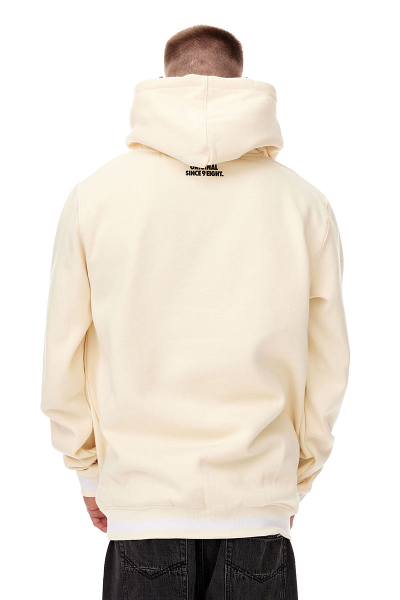 Mass Denim Sweatshirt Monarchy Hoody off white | Bludshop.com