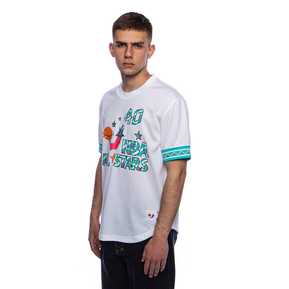 Mitchell and ness mesh sale crewneck