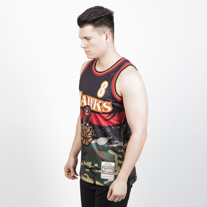 Mitchell & Ness Mens NBA Atlanta Hawks Tiger Camo Swingman Jersey