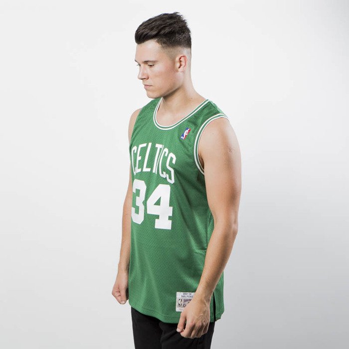 Mitchell & Ness Boston Celtics #34 Paul Pierce green Swingman Jersey