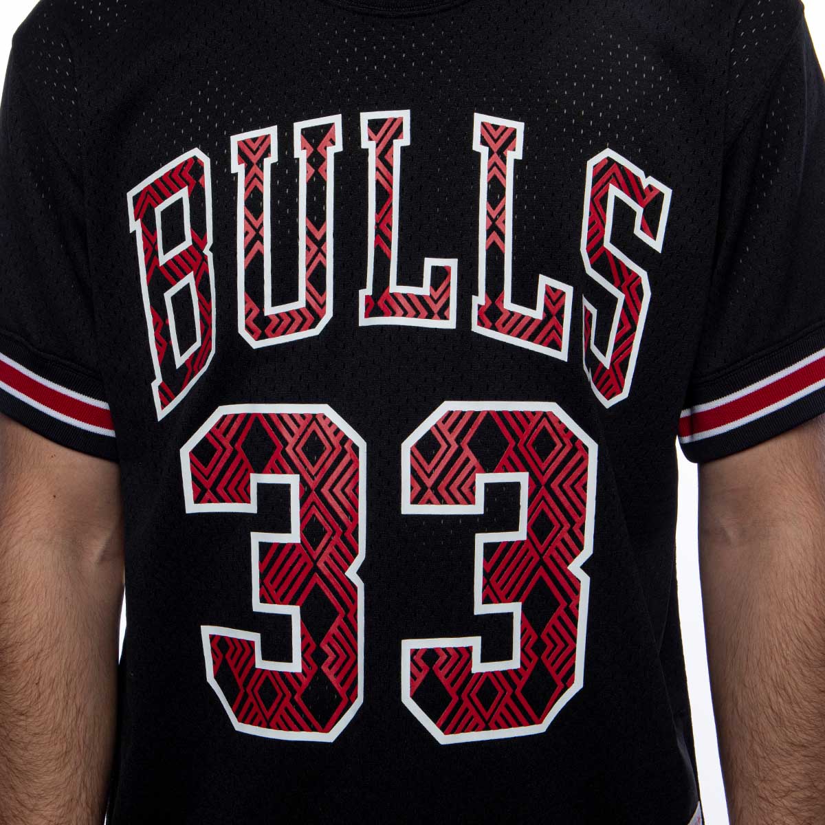 Mitchell & Ness Chicago Bulls #33 Scottie Pippen black Name