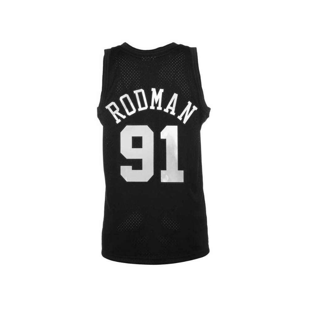 NBA Chicago Bulls #91 Dennis Rodman HWC Swingman Jersey Mitchell