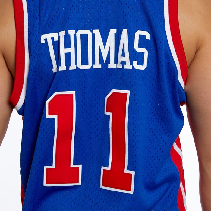 Mitchell & Ness Detroit Pistons #11 Isaih Thomas royal Swingman
