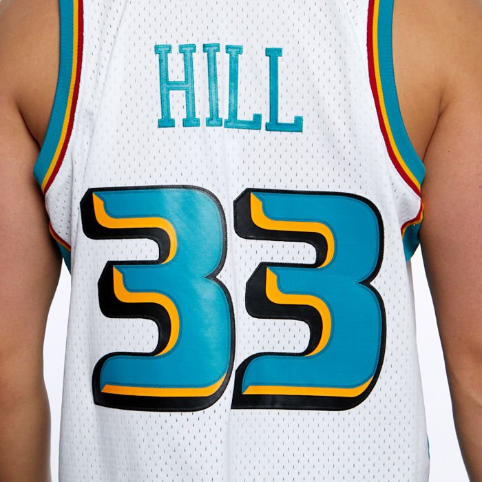 Mitchell & Ness Detroit Pistons #33 Grant Hill teal / black