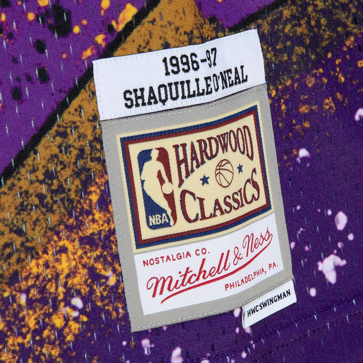 LA Lakers Men's Mitchell & Ness 1999-2000 Shaquille O'Neal #34 Replica  Swingman Jersey Purple