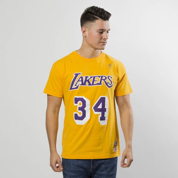 Shaquille Oneal 34 Los Angeles Lakers Nba Western Conference 3D Polo Shirt  For Men - Banantees