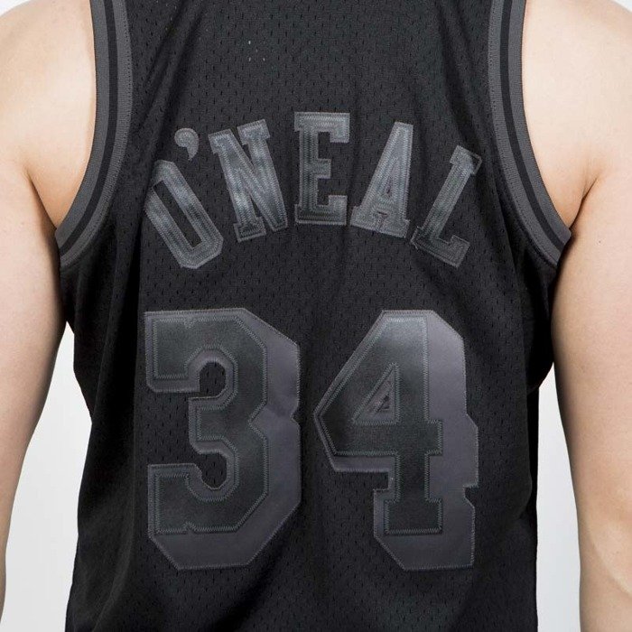 Mitchell & Ness Los Angeles Lakers #34 Shaquille O'Neal Iridescent Swingman Jersey  black