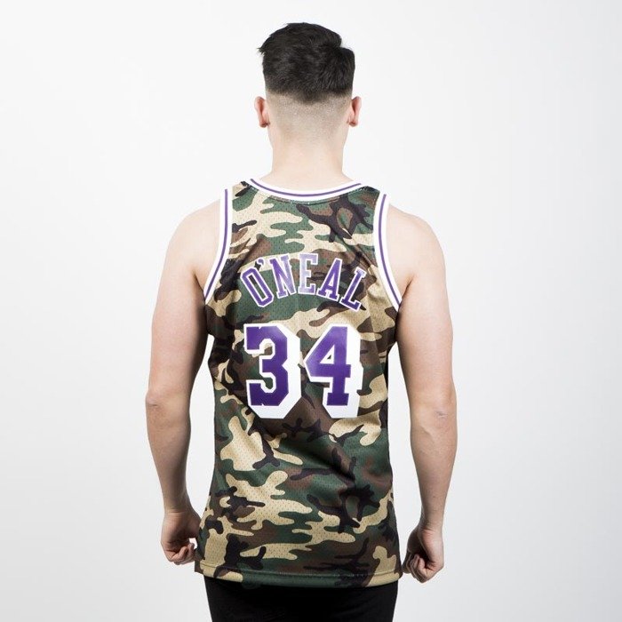 Mitchell and Ness swingman jersey Camo QS Los Angeles Lakers Shaquille  O'Neal woodland camo Shaq O'Neal