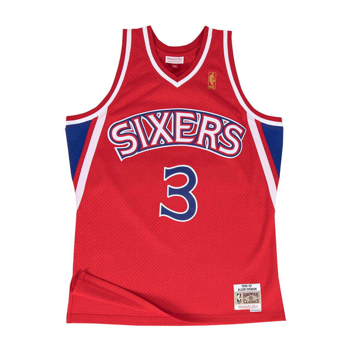 Nike Allen Iverson Jersey Mens XLarge Philadelphia 76ers #3 white NBA Retro