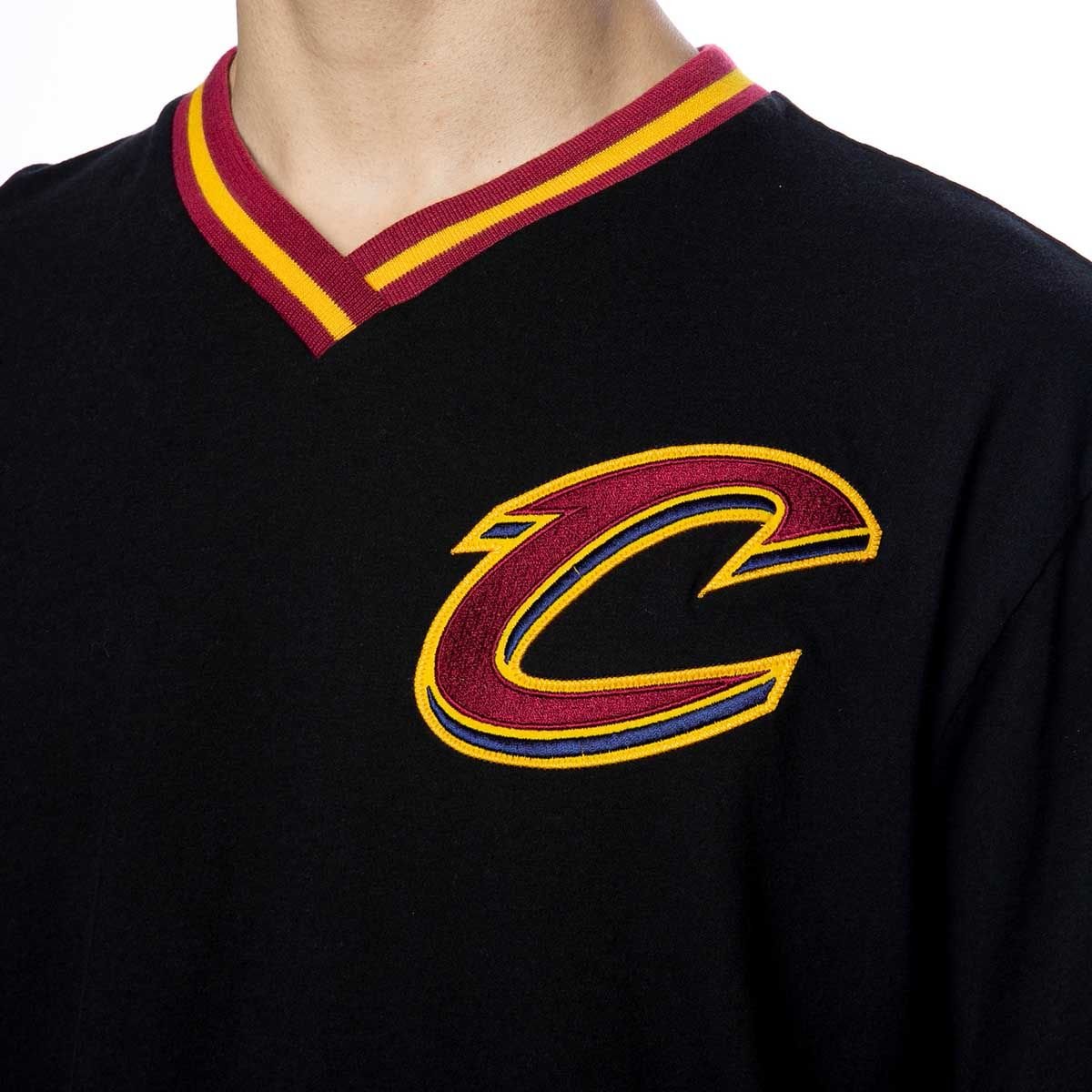 cleveland cavs black sleeve jersey