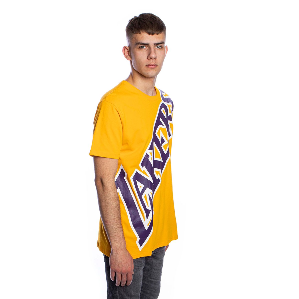 adidas Youth Gfx Pl La Lakers Tee T-Shirt Yellow