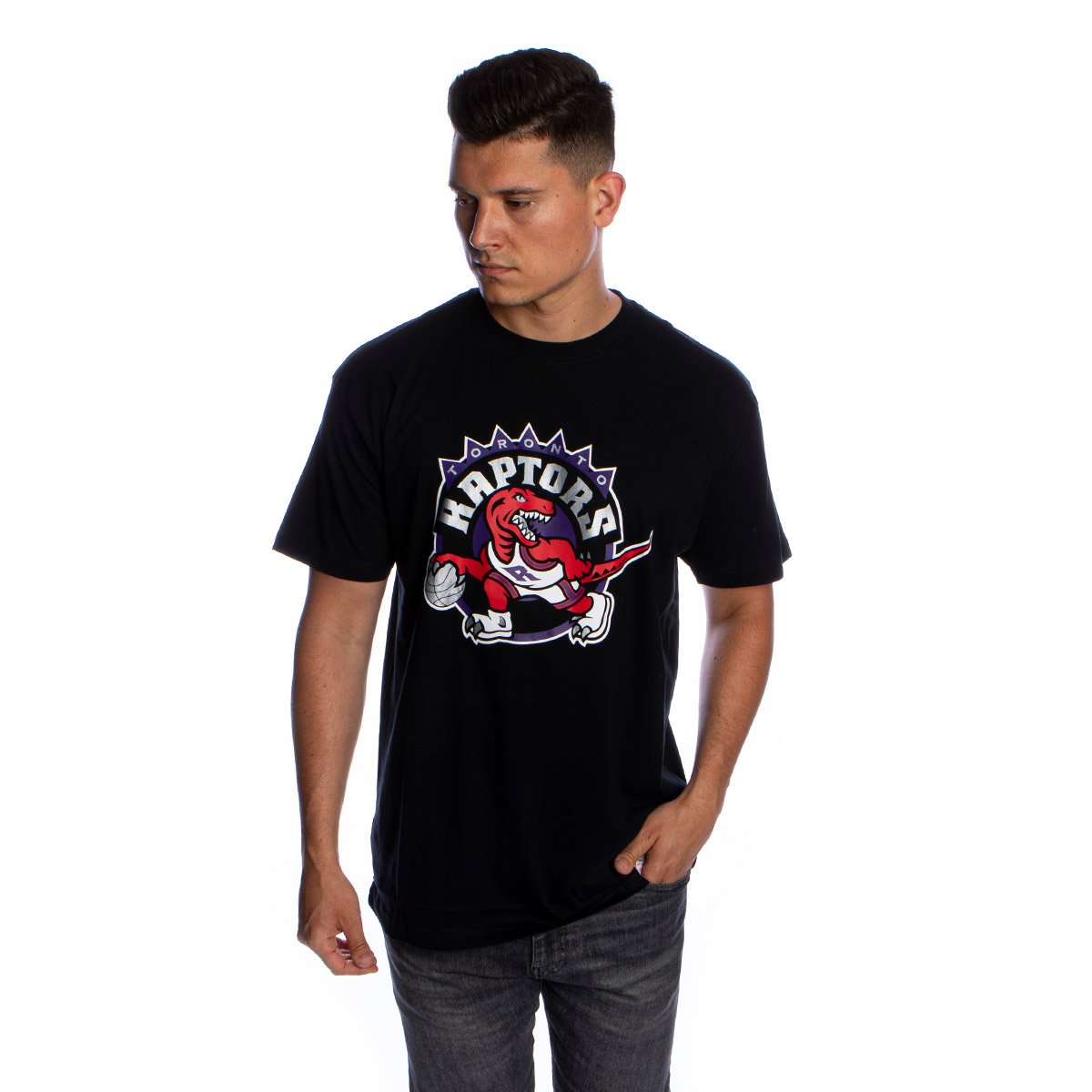 Mitchell & Ness T-shirt Toronto Raptors black HWC Team Logo Traditional ...