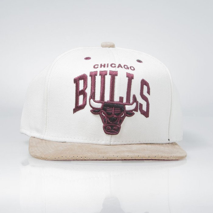 Mitchell & Ness x NBA Chicago Bulls Natural Snapback Hat