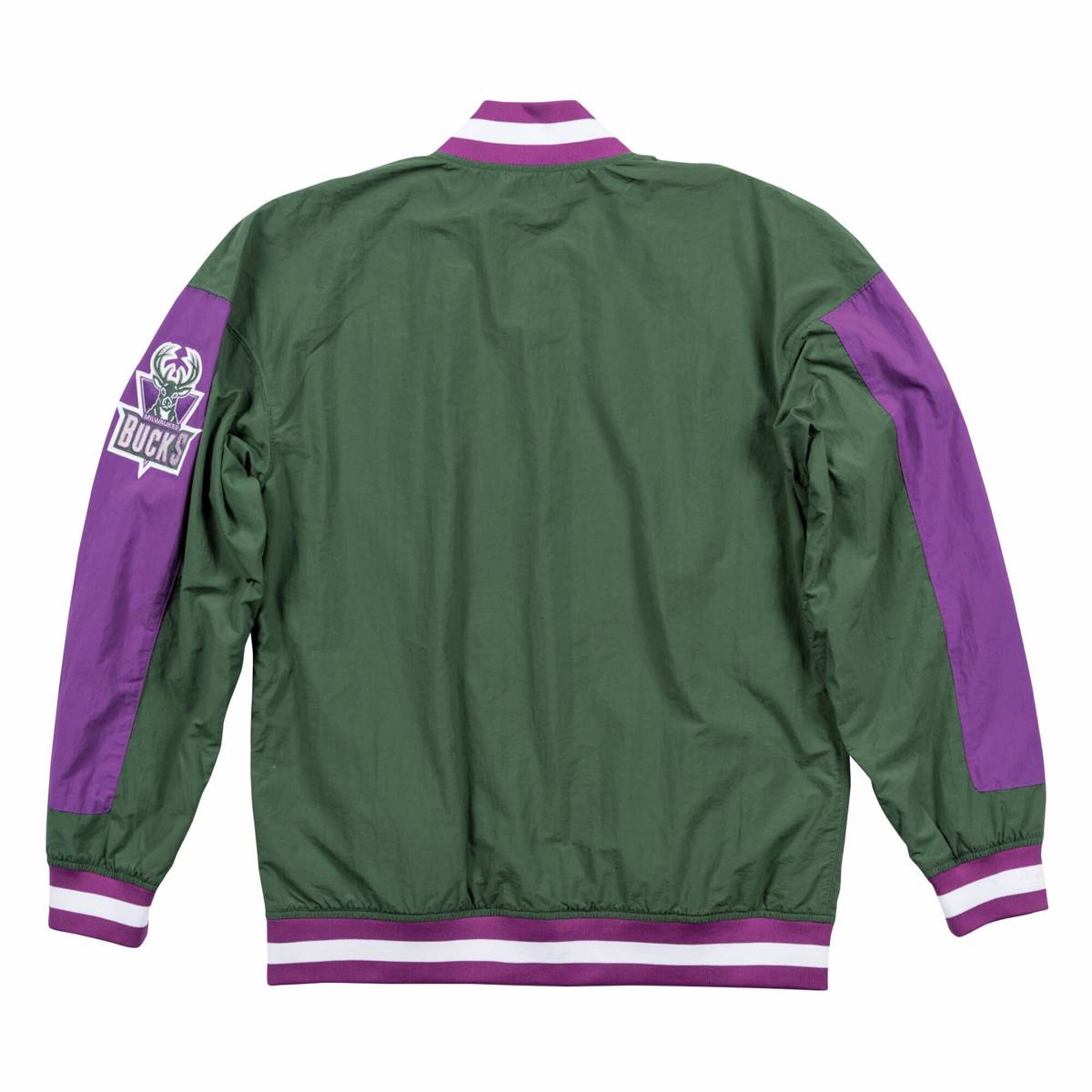 Mitchell & Ness jacket Milwaukee Bucks Authentic Warm Up Jacket green ...