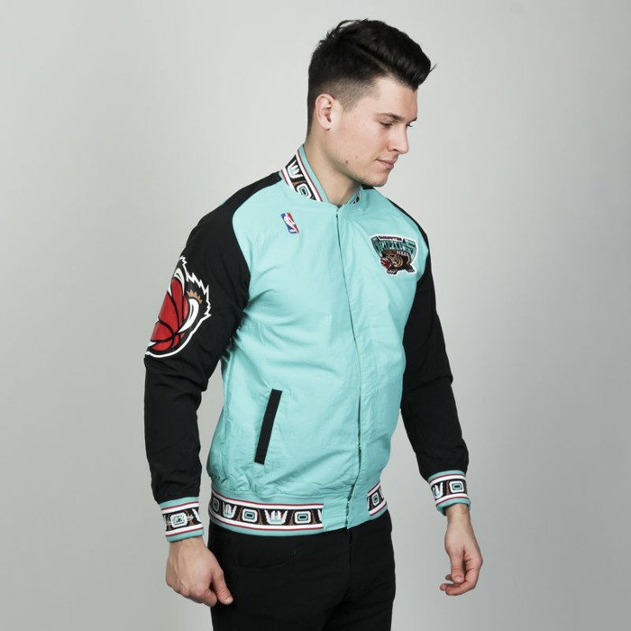 Mitchell & Ness jacket Vancouver Grizzlies Authentic Warm Up Jacket teal -   - Online Hip Hop Fashion Store