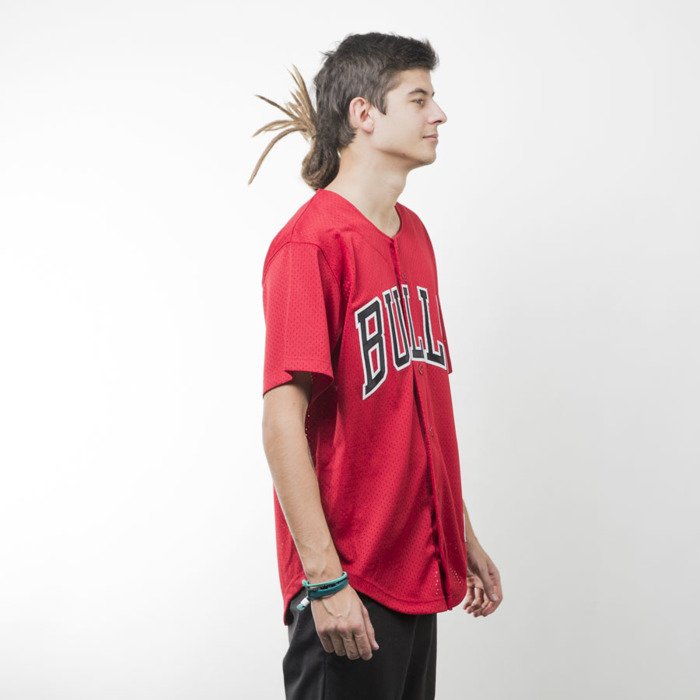 Mitchell & Ness Nba Chicago Bulls Mesh T-shirt In Red for Men