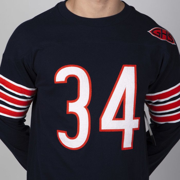 Mitchell And Ness NFL Name & Number Long Sleeve Tee Chicago