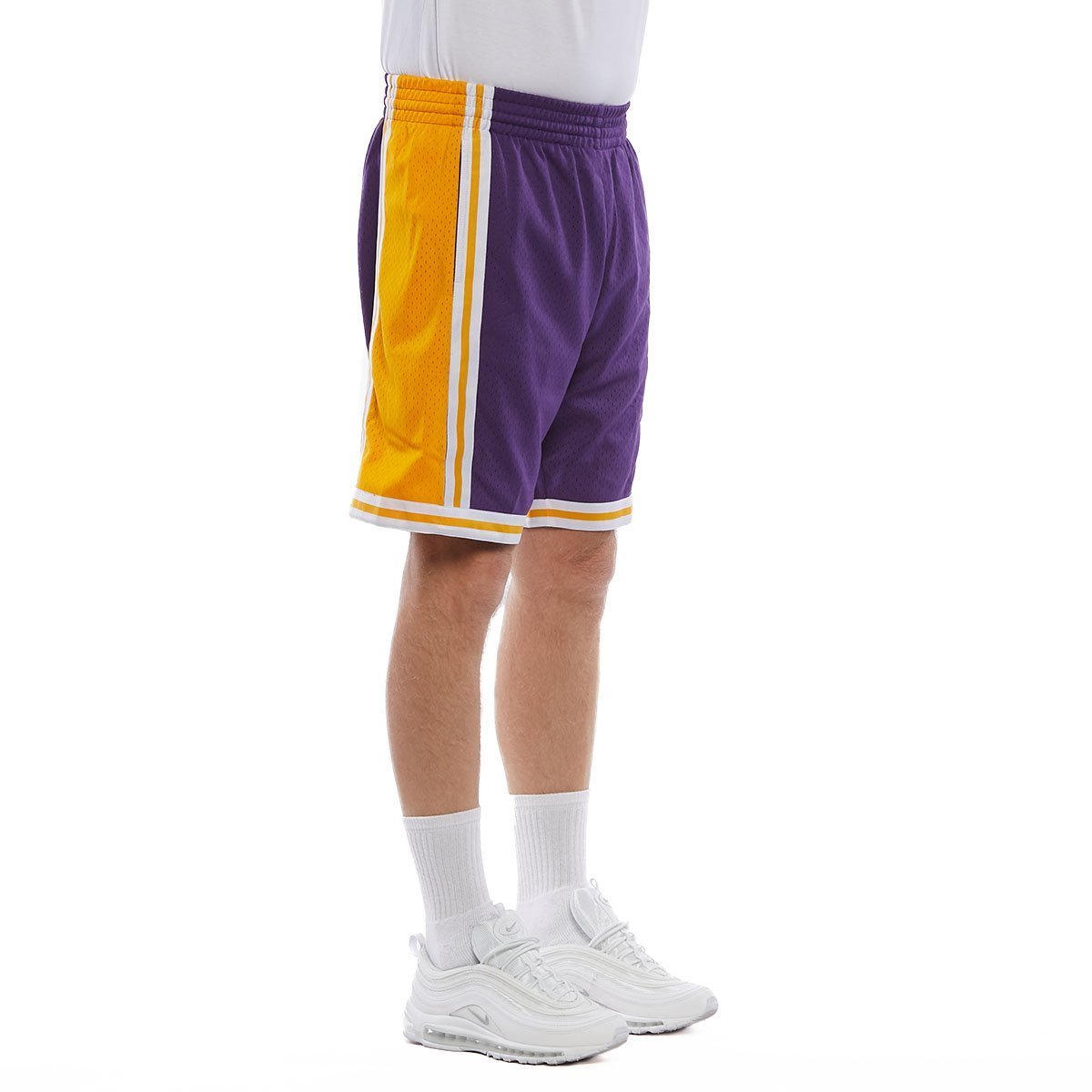 Mitchell & Ness Shorts Los Angeles Lakers NBA Wild Life Swingman Short  purple