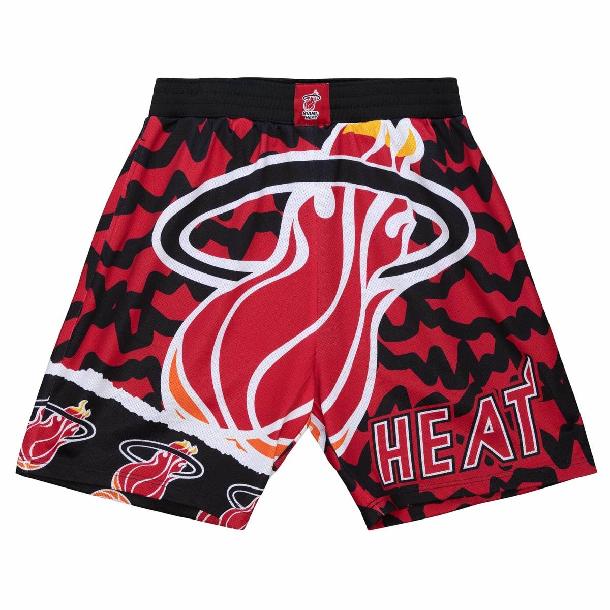 Mitchell & Ness shorts Miami Heat Jumbotron 2.0 Submimated Mesh Shorts ...