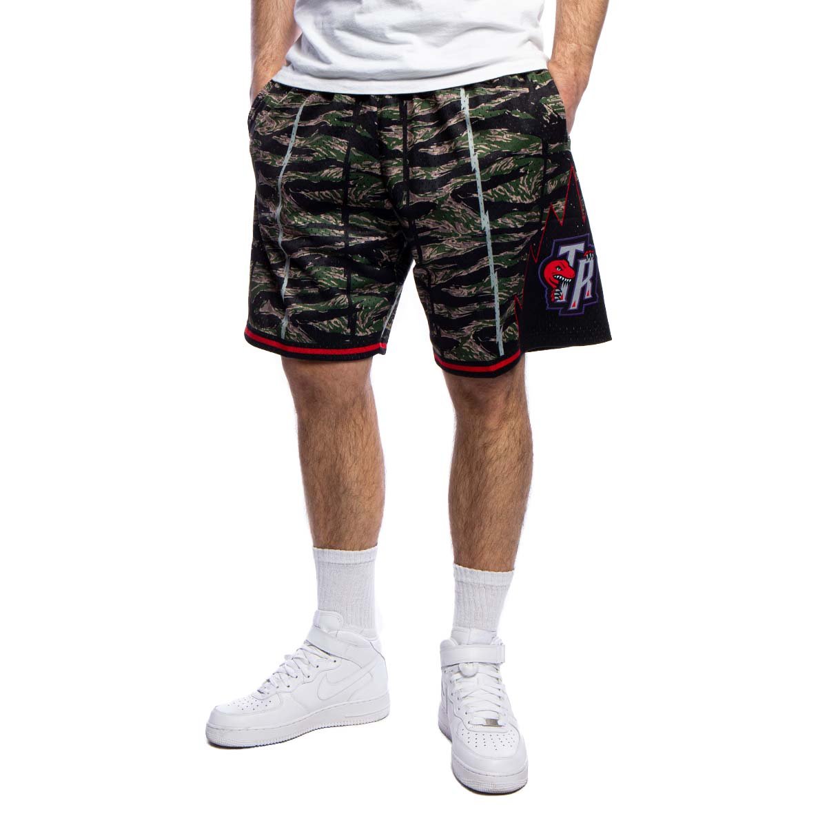 Mitchell and ness camo hot sale shorts