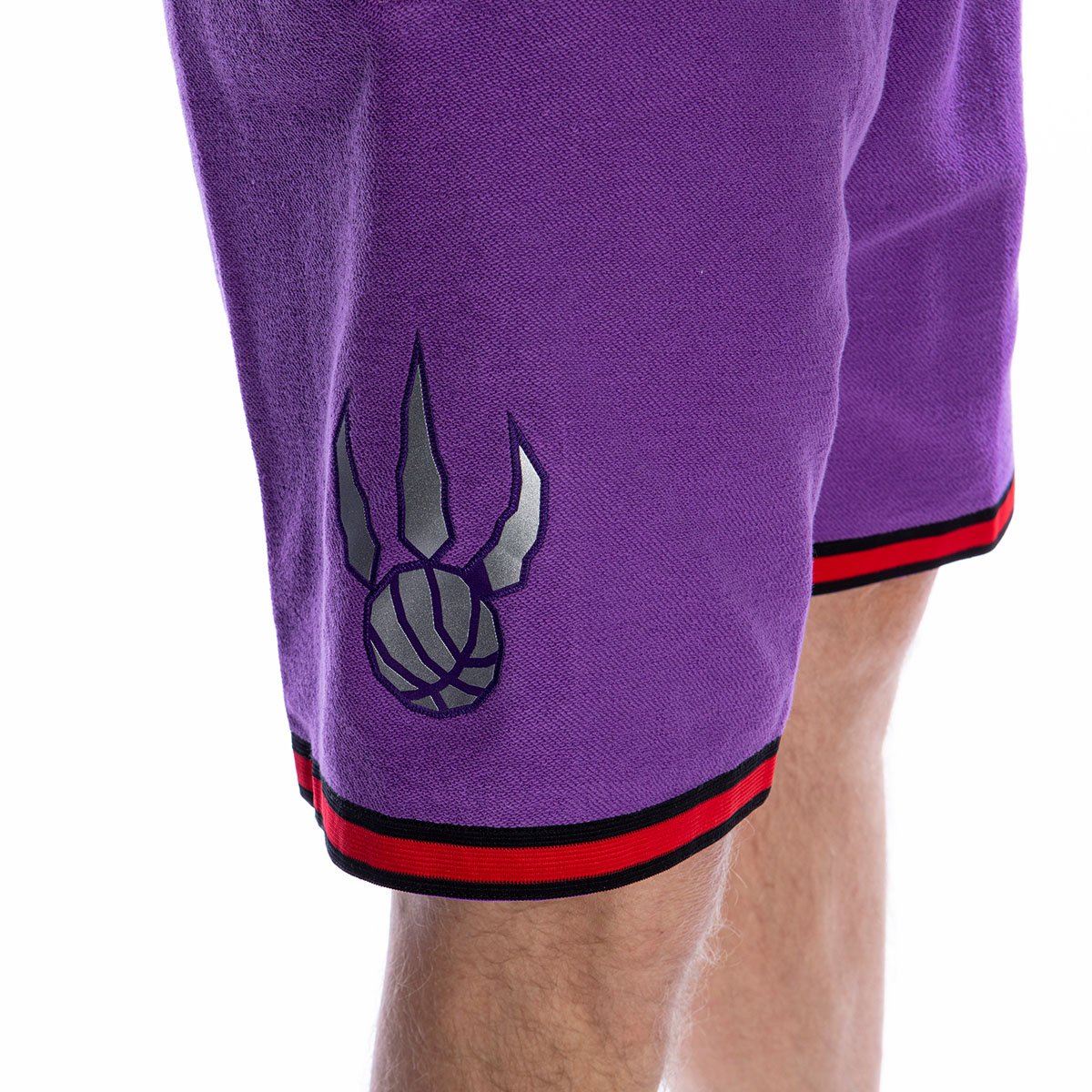 Mitchell & Ness shorts Toronto Raptors purple Warm Up Fleece Short ...