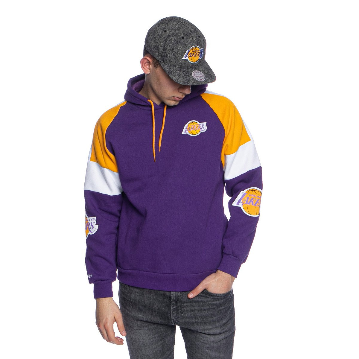 mitchell & ness hoodie lakers