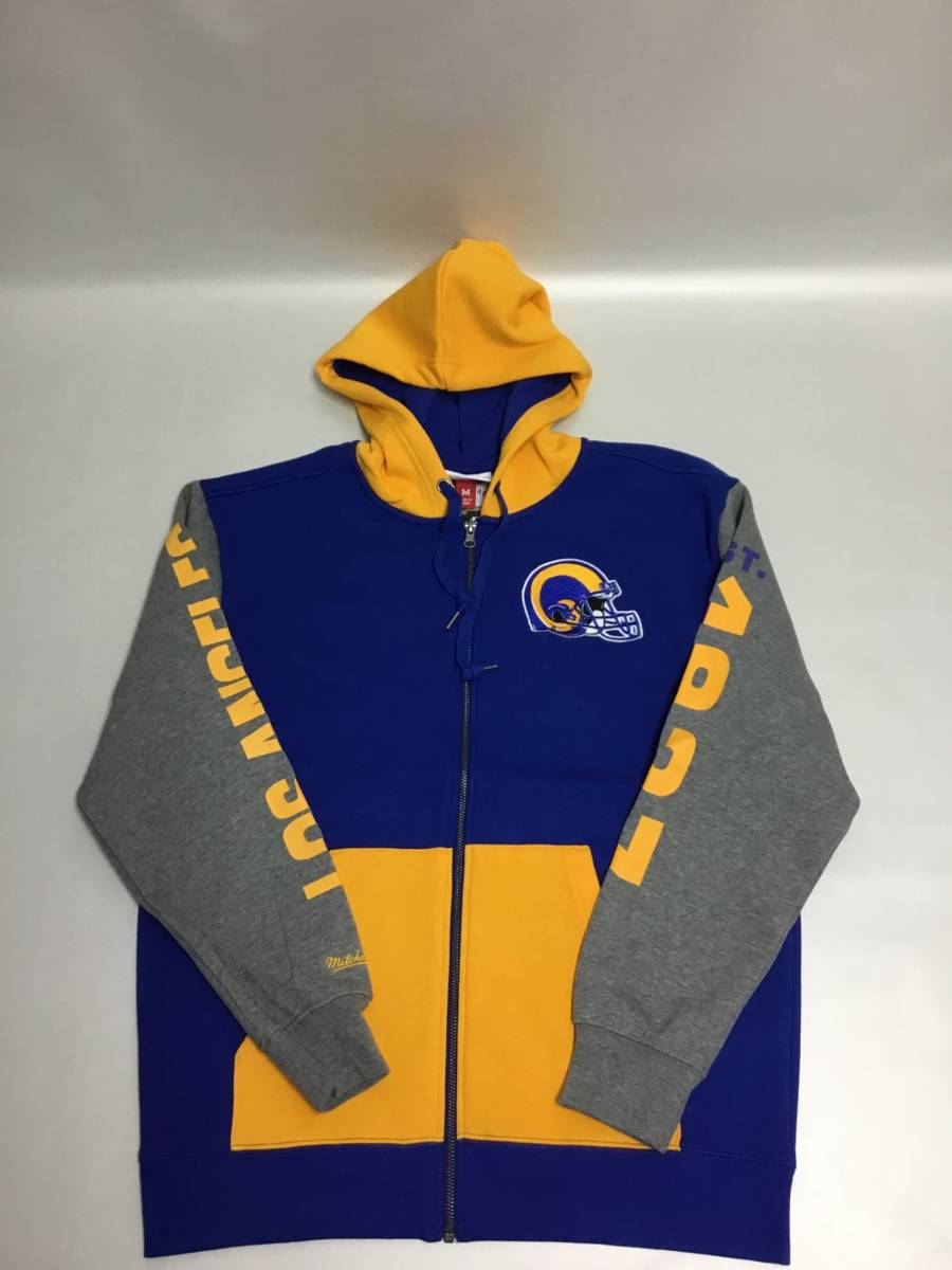 Mitchell & Ness Los Angeles Rams Head Coach Hoodie Royal/Yellow