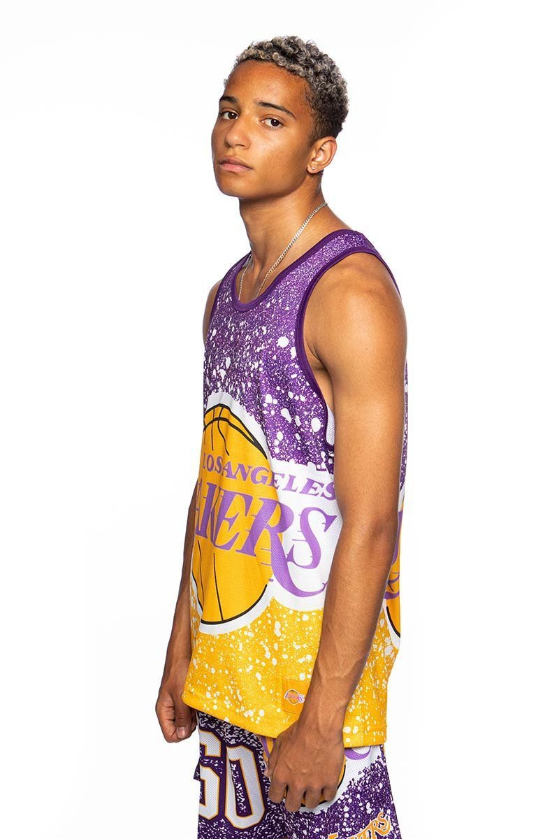 Mitchell & Ness Jumbotron 2.0 Sublimated Tank Los Angeles Lakers