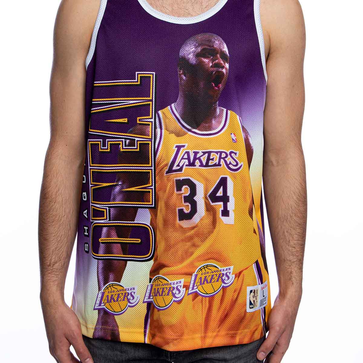 Mitchell&Ness Los Angeles Lakers Shaquille O'Neal Tank-Top (light gold)