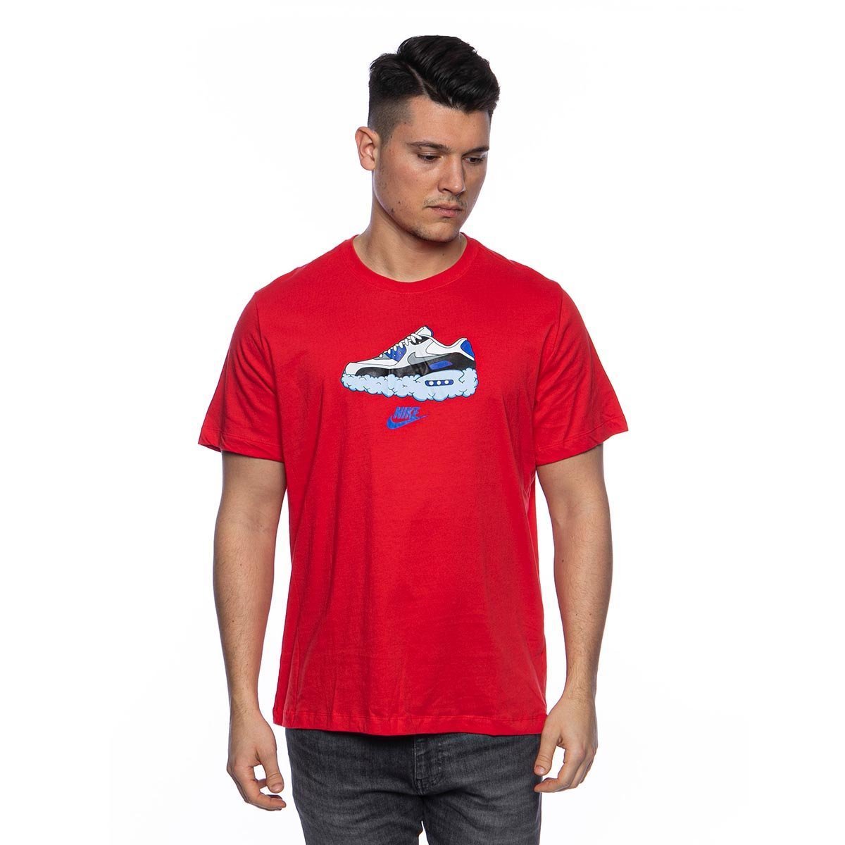 Nike Air Max 90 T-shirt red | Bludshop.com