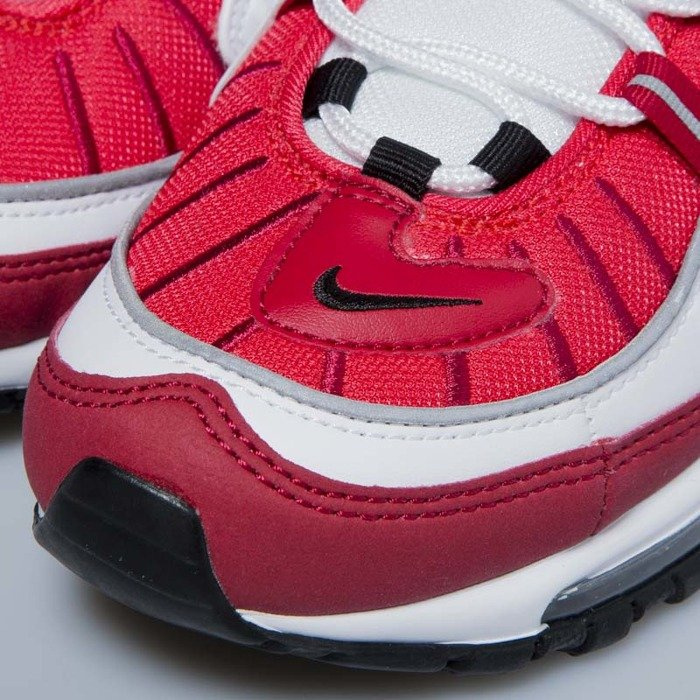 Air max 98 white black gym red best sale