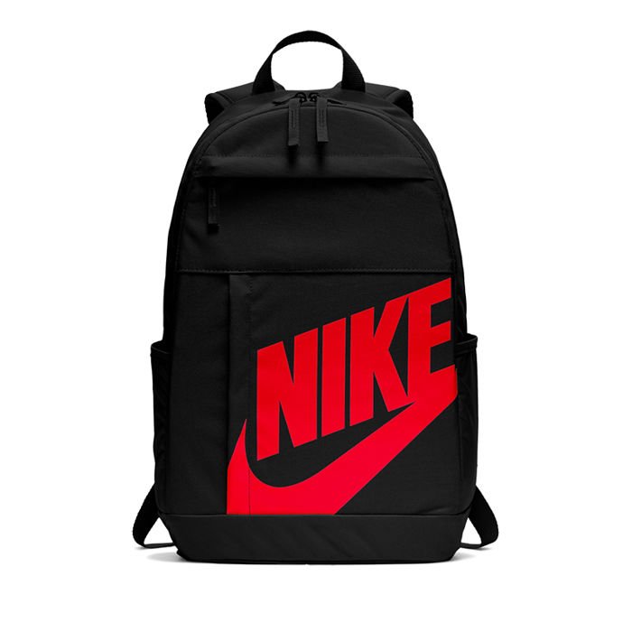 black and red nike backpack