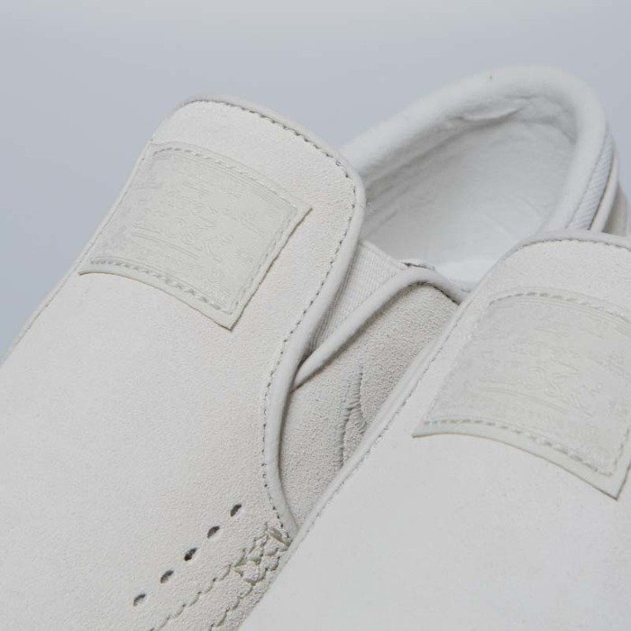 Janoski slip outlet on white leather