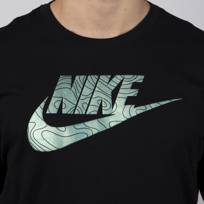 Nike t shirt M NSW Tee Ir Am 720 black green Bludshop