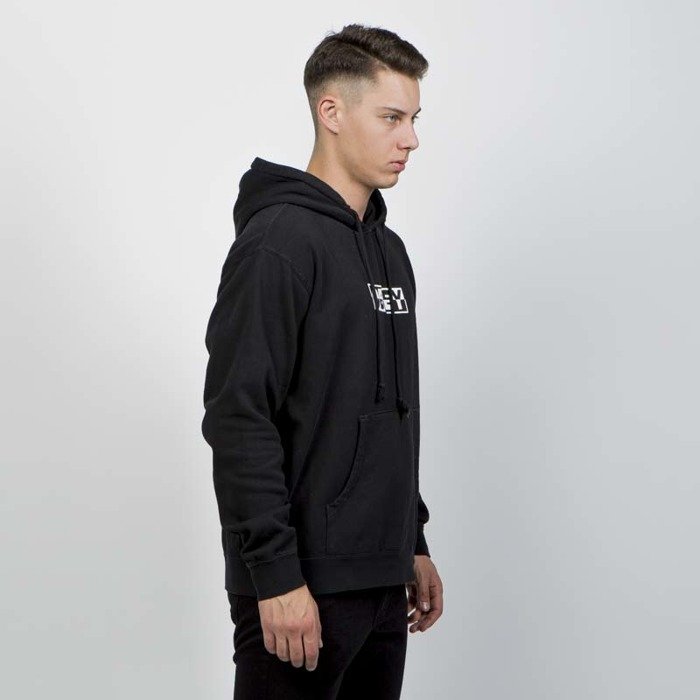 Obey Hoodie Inside Out dusty black | Bludshop.com