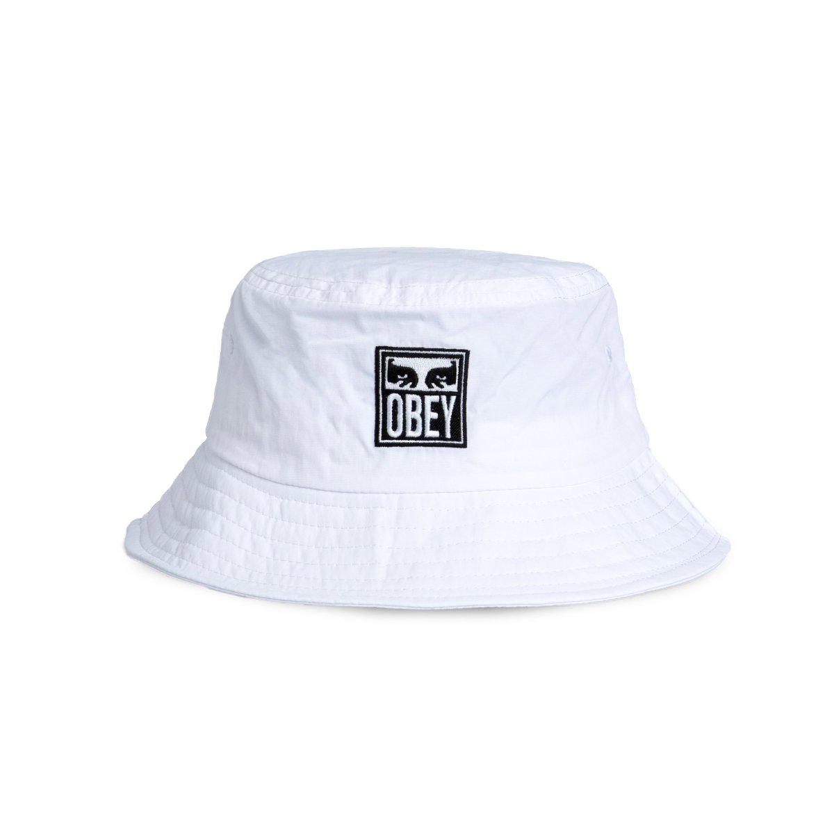 Obey Icon Eyes Bucket Hat white | Bludshop.com