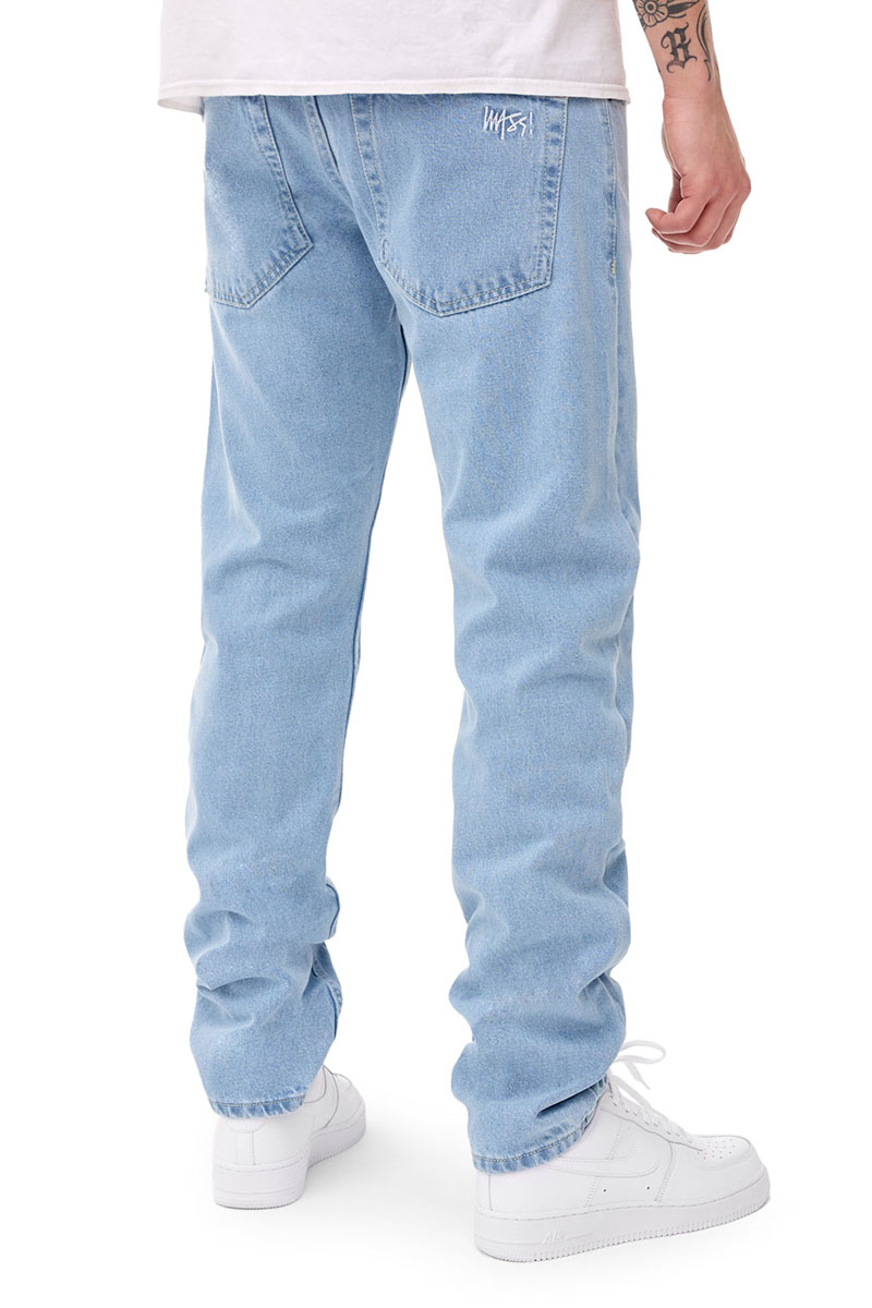 Pants Mass Denim Signature 2.0 Jeans Tapered Fit light blue | Bludshop.com