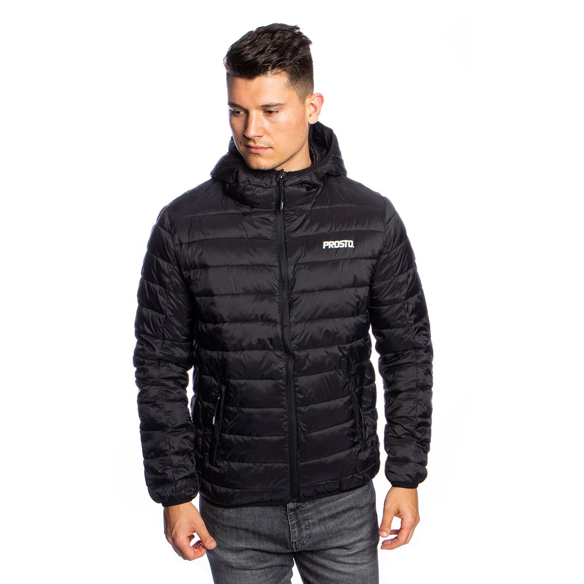 crosshatch fade down jacket